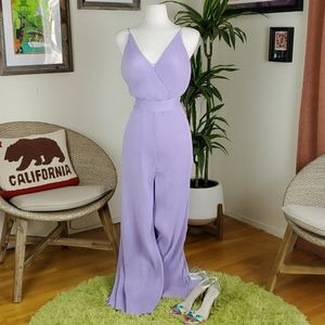 ASTR lilac jumpsuit sz XL